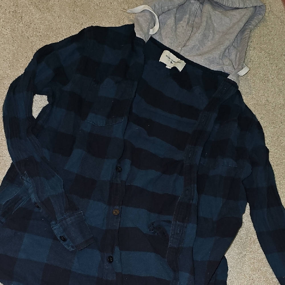 Modern Amusement Black and Gray Hoodie